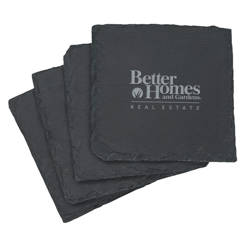 Slate Coaster Set-Core Logo Engraved
