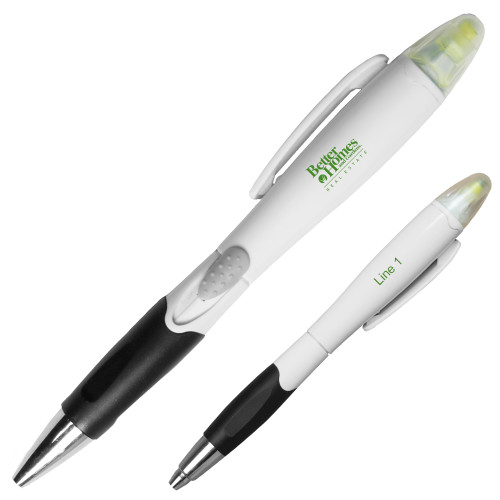 Blossom White Pen/Highlighter-Core Logo