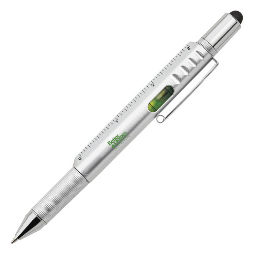 6 in 1 Silver Ballpoint Pen-Core Logo