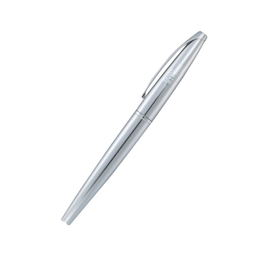 Cross ATX Pure Chrome Roller Ball Pen-Core Logo Engraved