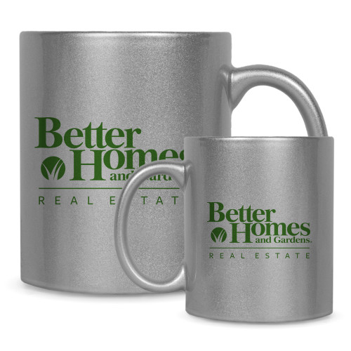 Full Color Silver Metallic Mug 11oz-Core Logo
