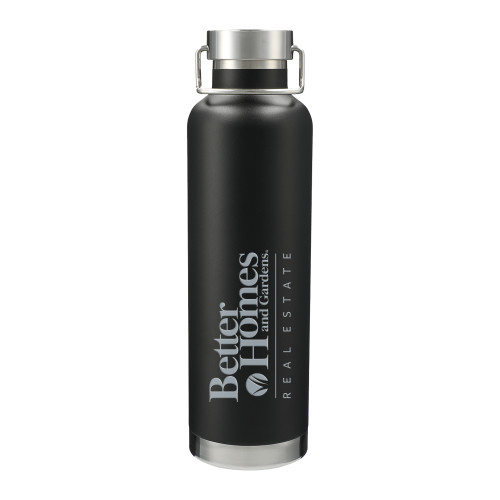 Thor Copper Vacuum Insulated Black Bottle 32oz-Core Logo Engraved