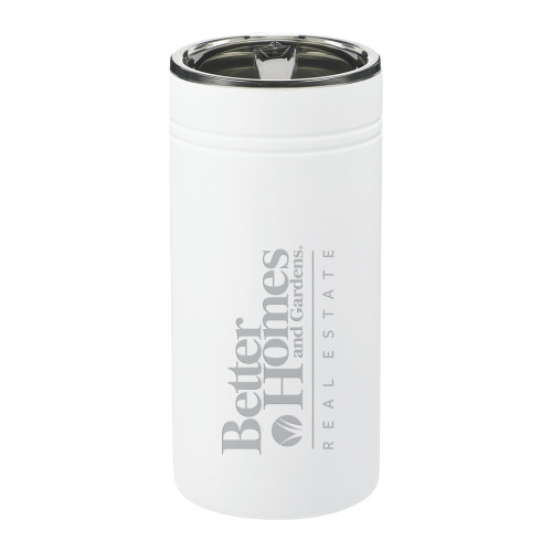 Sherpa Vacuum White Tumbler & Insulator 12oz-Core Logo Engraved