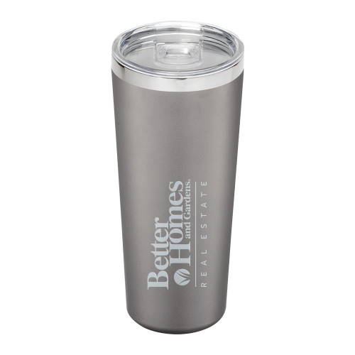 Thor Vacuum Insulated Grey Tumbler 22oz-Core Logo Engraved