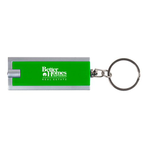 Turbo Kelly Green Flashlight Key Holder-Core Logo