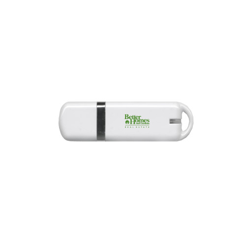 USB White Pen Drive 4G-Core Logo