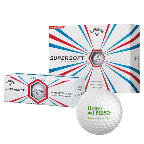 Callaway Supersoft Golf Balls 12/pkg-Core Logo