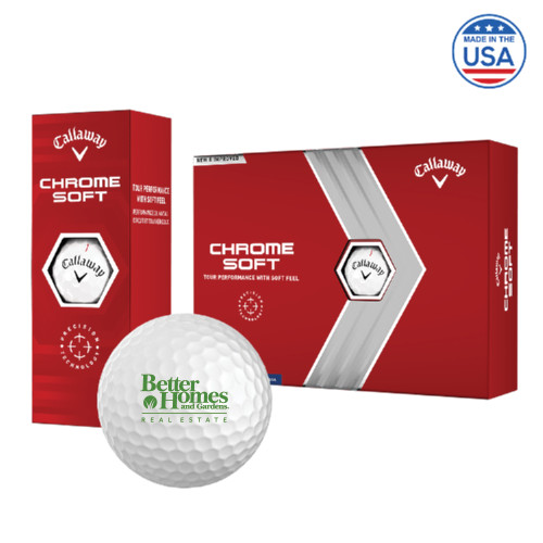 Callaway Chrome Soft Golf Balls 12/pkg-Core Logo