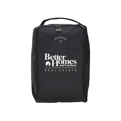Callaway Clubhouse Black Golf Shoe Bag-Core Logo