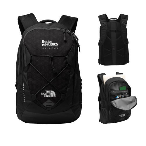 The North Face Black Groundwork Backpack-Core Logo