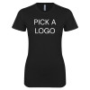 Thumbnail image for  Next Level Womens Black Boyfriend Tee