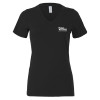 Thumbnail image for  Bella + Canvas Womens Black V Neck Cotton T Shirt
