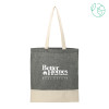 Thumbnail image for  Split Recycled Black Cotton Twill Convention Tote