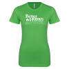 Thumbnail image for  Next Level Ladies SoftStyle Junior Fitted Kelly Green Tee