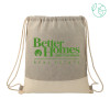 Thumbnail image for  Split Recycled Cotton Grey/Natural Drawstring Bag