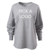 Thumbnail image for  Boxercraft Womens Oxford Grey Heather Pom Pom Jersey Tee