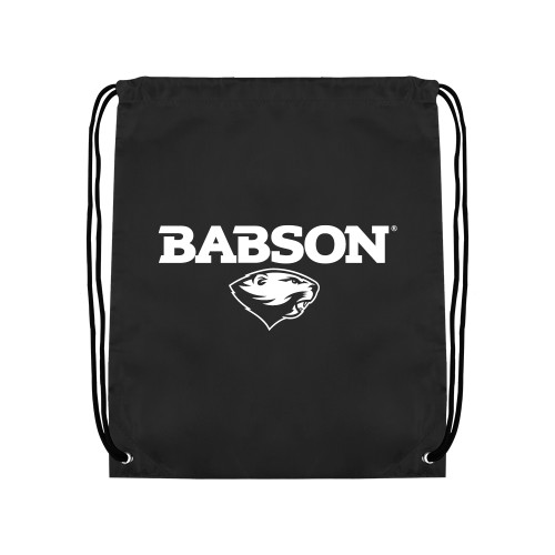  Black Drawstring Backpack - Secondary Mark