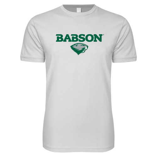  Next Level White SoftStyle T Shirt - Secondary Mark
