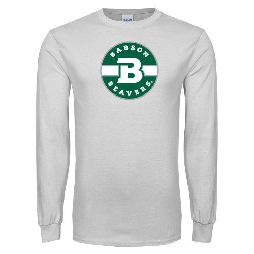  White Long Sleeve T Shirt - Babson Design