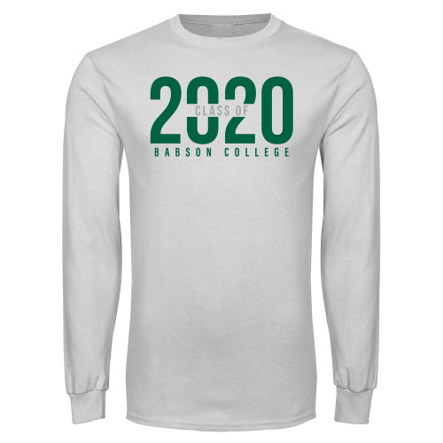  White Long Sleeve T Shirt - Class of Design