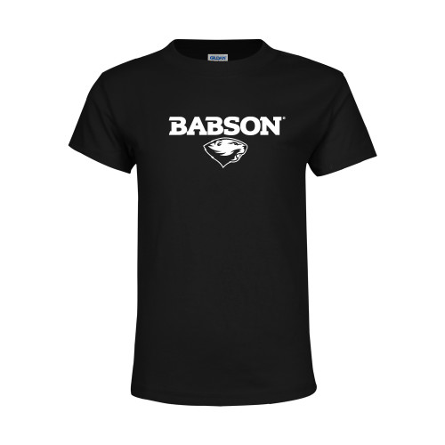  Youth Black T Shirt - Secondary Mark