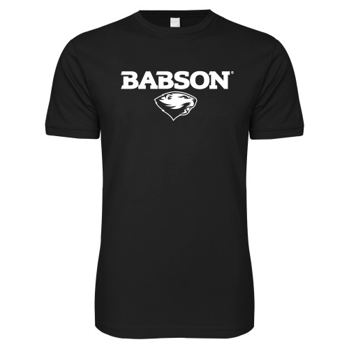  Next Level Black SoftStyle T Shirt - Secondary Mark