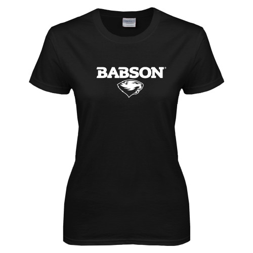  Womens Black Short Sleeve Tee - Secondary Mark