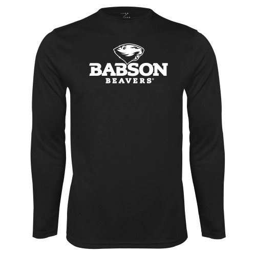  Black Performance Long Sleeve Shirt - Primary Mark