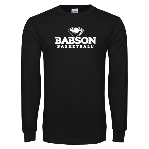 Black Long Sleeve T Shirt - Basketball
