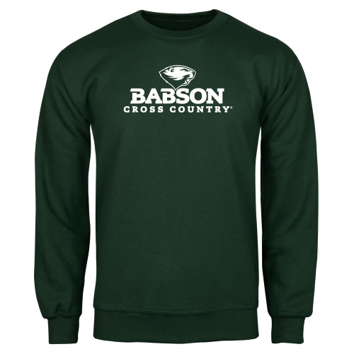  Dark Green Fleece Crew - Cross Country