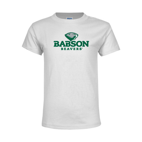  Youth White T Shirt - Primary Mark
