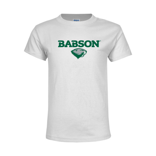  Youth White T Shirt - Secondary Mark