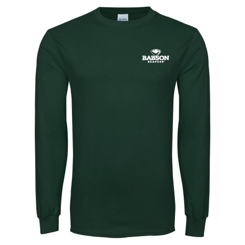  Dark Green Long Sleeve T Shirt - Primary Mark