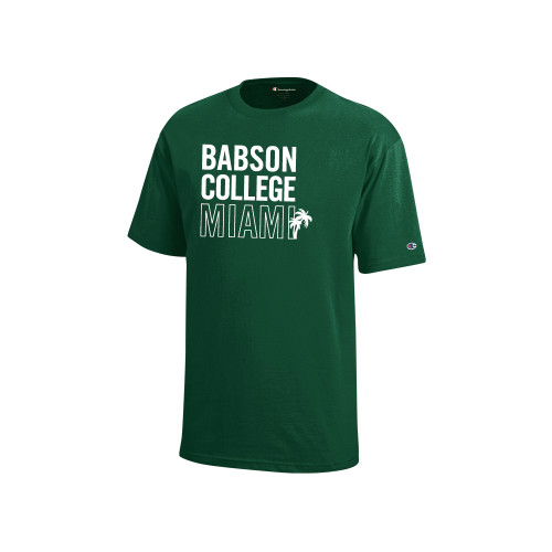 Main Image for  Champion Youth Dark Green Short Sleeve Tee