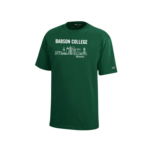 Main Image for  Champion Youth Dark Green Short Sleeve Tee