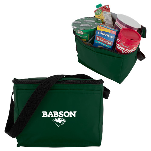  Six Pack Dark Green Cooler - Secondary Mark