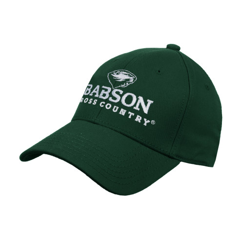  Dark Green Structured Adjustable Pro Style Hat - Cross Country