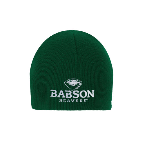  Dark Green Knit Beanie - Primary Mark