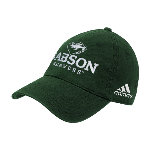 Adidas Dark Green Adjustable Washed Slouch - Primary Mark