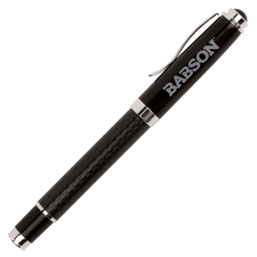  Luna Black Rollerball Pen - Wordmark  Engraved