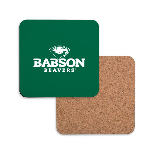  Hardboard Coaster w/Cork Backing - Primary Mark