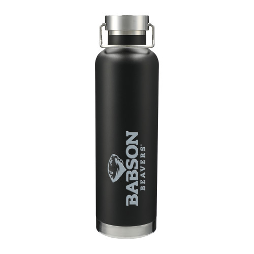  Thor Copper Vacuum Insulated Black Bottle 32oz - Primary Mark  Engraved