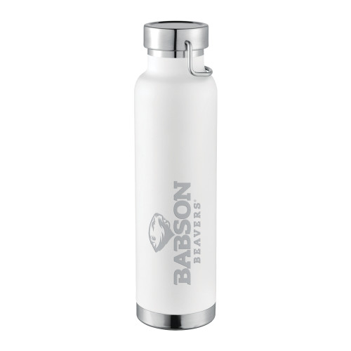  Thor Copper Vacuum Insulated White Bottle 22oz - Primary Mark  Engraved