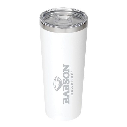  Thor Vacuum Insulated White Tumbler 22oz - Primary Mark  Engraved