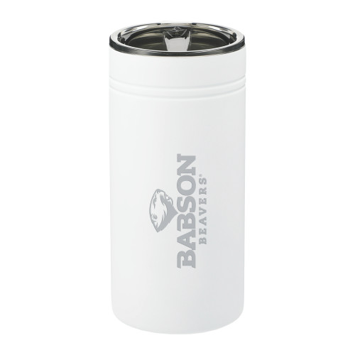  Sherpa Vacuum White Tumbler & Insulator 12oz - Primary Mark  Engraved