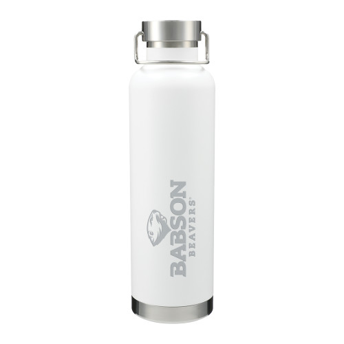  Thor Copper Vacuum Insulated White Bottle 32oz - Primary Mark  Engraved