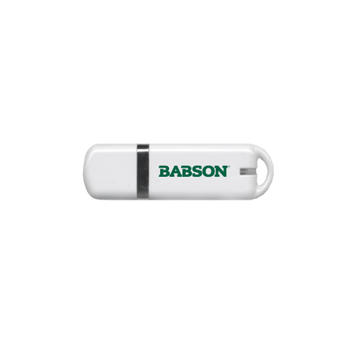  USB White Pen Drive 4G - Wordmark