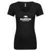 Thumbnail image for  Next Level Womens Black Ideal V Tee