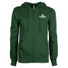 Thumbnail image for  ENZA Womens Dark Green Fleece Full Zip Hoodie