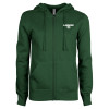 Thumbnail image for  ENZA Womens Dark Green Fleece Full Zip Hoodie